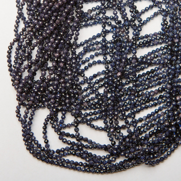 Noc kairu kulka fasetowana 3mm - na sznurze