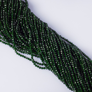Szmaragd nilu kulka fasetowana 2mm