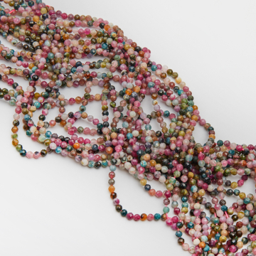 Turmalin kulka fasetowana 4mm