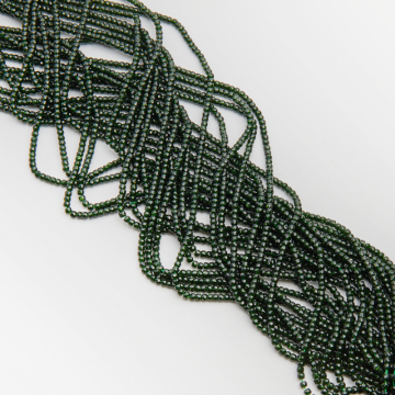 Szmaragd nilu oponka fasetowana 2x3mm