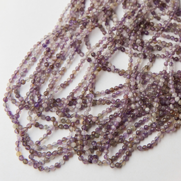 Ametyst kulka fasetowana 3,5mm