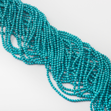 Magnezyt turkusowy kulka fasetowana 3mm