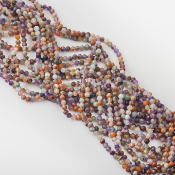 Mix kamieni kulka fasetowana 4,5mm