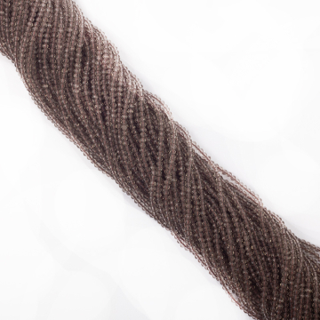 Kryształ górski dymny kulka fasetowana 2,5mm