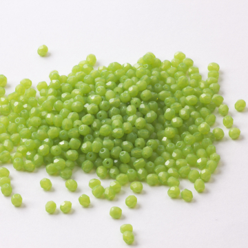 Fire Polish Milky Peridot (51010) 3mm