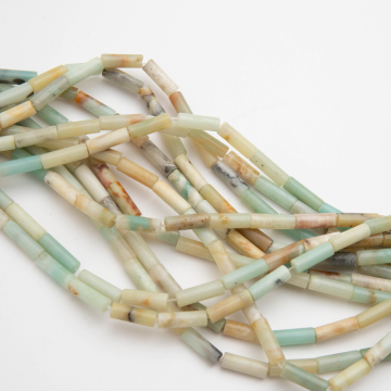 Amazonit słupek gładki 4,5x14mm