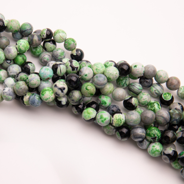 Agat zielony kulka gładka 10,5mm