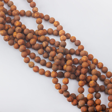 Agat matowy kulka gładka 8,5mm