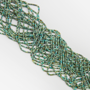 Turkus naturalny oponka fasetowana 2,5mm