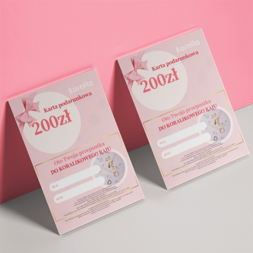Karta podarunkowa o wartości 200 zł (PDF)