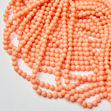 Perły ceramiczne kulki łososiowe 6mm