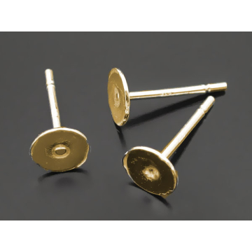 Srebrne sztyfty z tależykiem AG925 5mm