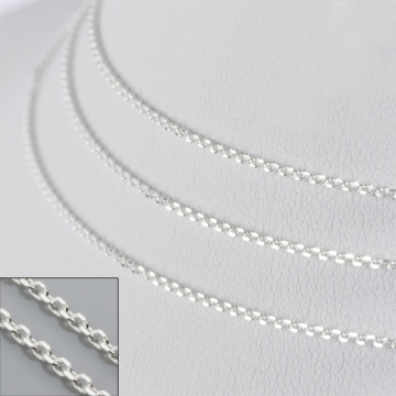 Srebrny łańcuszek simple AG925 44cm