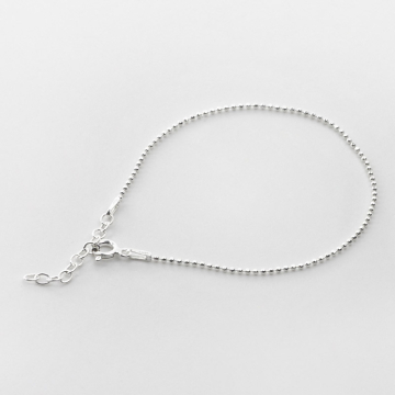 Srebrna bransoletka bulion z przedłużką AG925 18cm