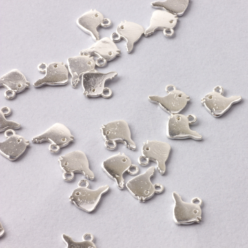 Srebrna zawieszka ptaszek 10x12mm AG925