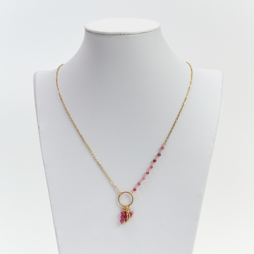 Naszyjnik z rubinem