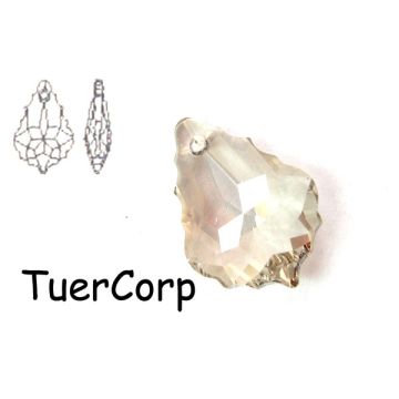 Swarovski baroque 22mm silver shade Swarovski baroque 22mm silver shade