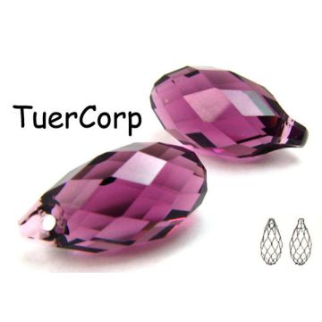 Swarovski briolette 17mm amethyst Swarovski briolette 17mm amethyst