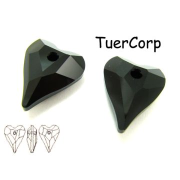 Swarovski wild heart 17mm jet Swarovski wild heart 17mm jet