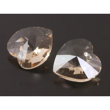 Swarovski heart light silk 18mm