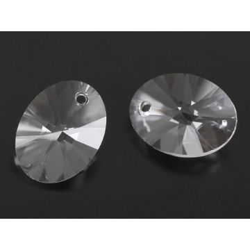 Swarovski oval pendant crystal 18mm