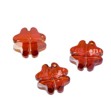 Swarovski clover red magma 19mm