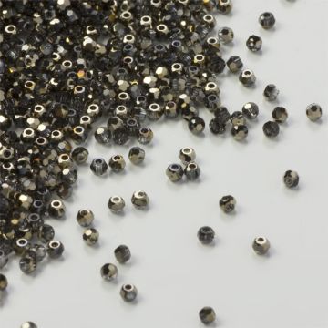 Swarovski kulka metalic light gold x2 2mm