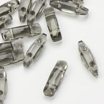 Swarovski column bead black diamond 19x5mm