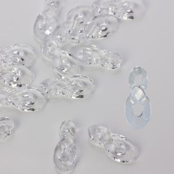 Swarovski infinity pendant crystal 18mm