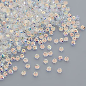 Swarovski rondelle bead crystal AB 4mm