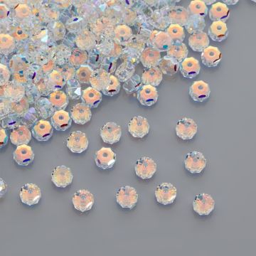 Swarovski rondelle bead crystal AB 6mm