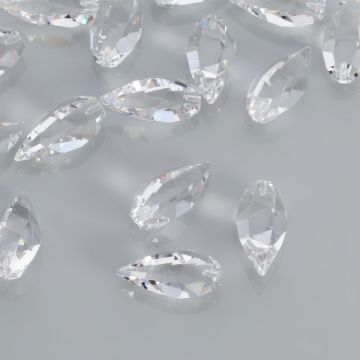 Swarovski twisted drop crystal 20mm