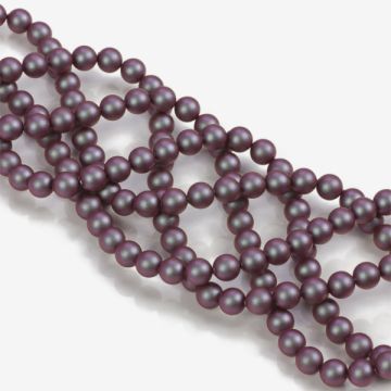 5810 round pearl Iridescent Red Pearl (947) 6mm