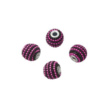 Kulka fuksja z łańcuszkiem 15mm Kulka fuksja z łańcuszkiem 15mm