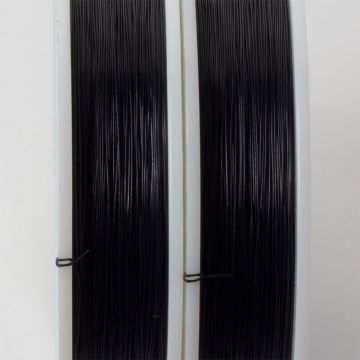 Linka stalowa Beadalon siedmiostrunowa 91m 0.38mm czarna