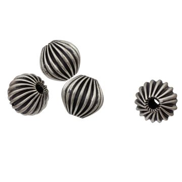 Przekładki kulki karbowane oksydowane 25mm