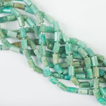 Amazonit słupek ciosany 11x6,5mm