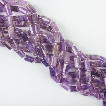 Ametyst słupek ciosany 10x6,5mm
