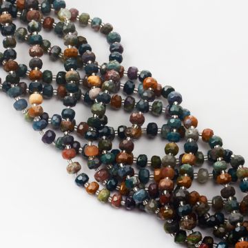 Jaspis oceaniczny oponka fasetowana 8x6mm