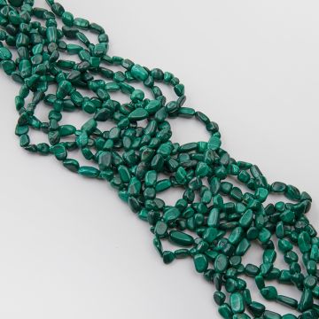 Malachit bryłka nieregularna 7-11mm Malachit bryłka nieregularna 7-11mm