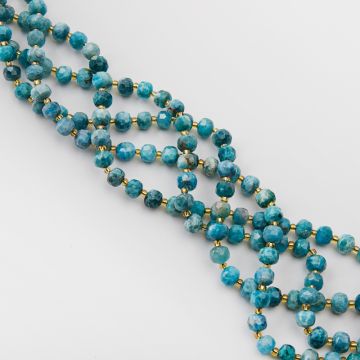 Apatyt oponka fasetowana 8x6,5mm