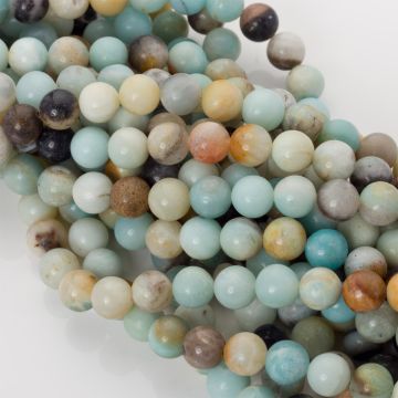 Amazonit kulki gładkie 10mm