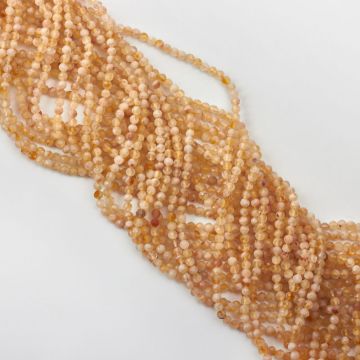 Cytryn kulki fasetowane 4mm