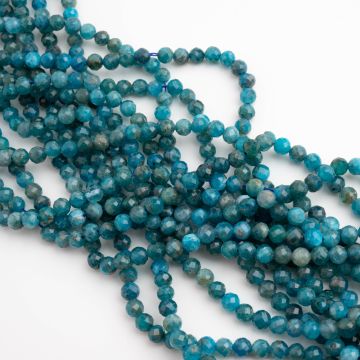 Apatyt kulka fasetowana 4mm