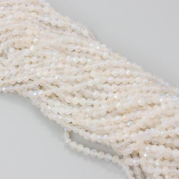 Kamień księżycowy kulka fasetowana 4mm Kamień księżycowy kulka fasetowana 4mm