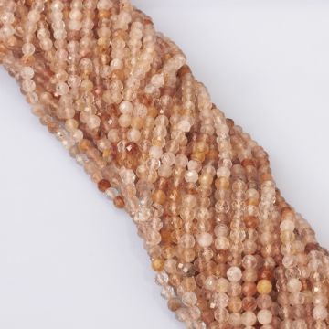 Kwarc rutylowany kulka fasetowana 4.7mm