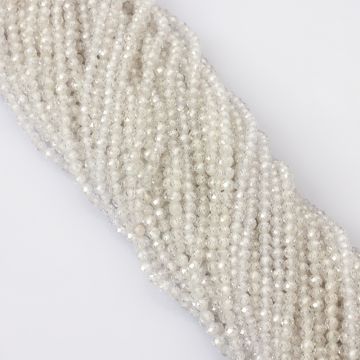 Biała cyrkonia kulka fasetowana 3.6mm