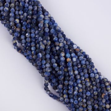 Sodalit kulka fasetowana 4mm Sodalit kulka fasetowana 4mm