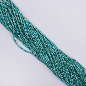 Turkus naturalny kulka fasetowana 2mm