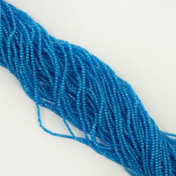 Kocie oko kulka fasetowana niebieska 1,8-2mm